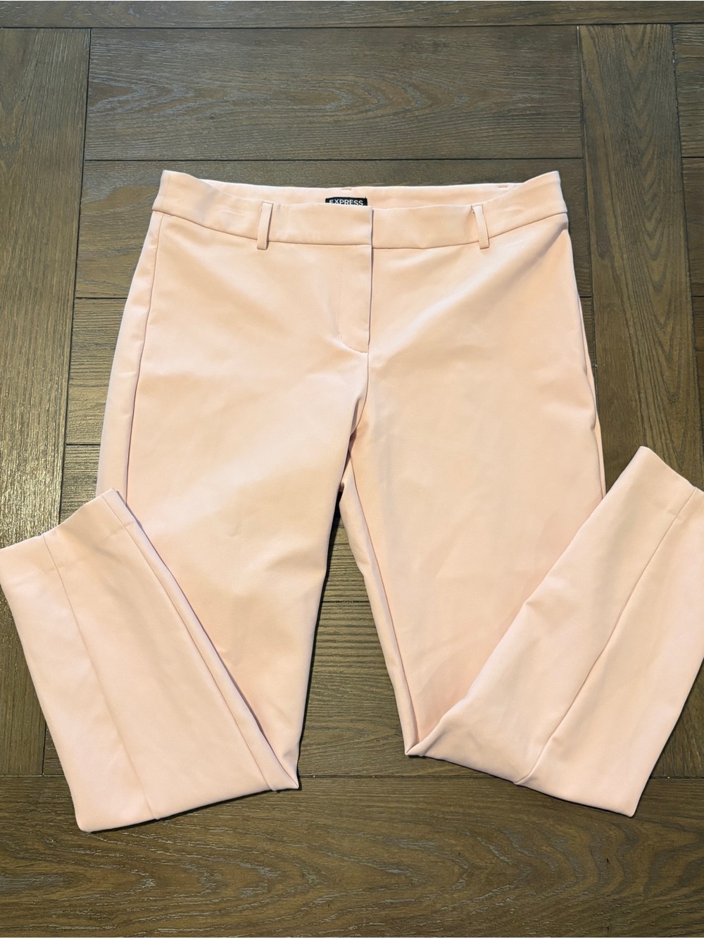 Express Pastel Pink Slim Ankle Trousers